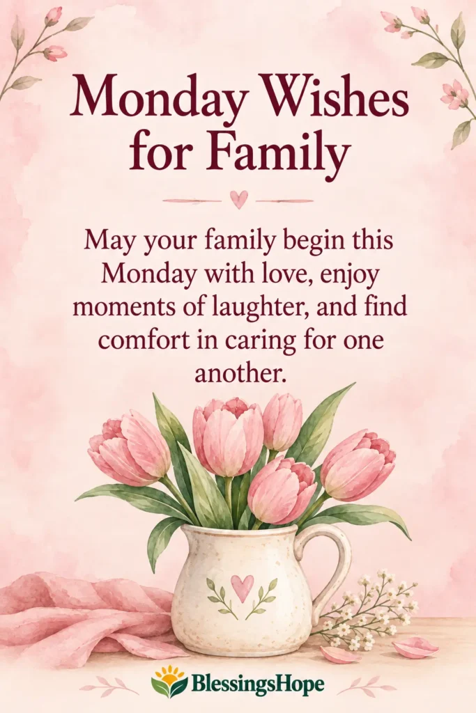 Monday Wishes for Family