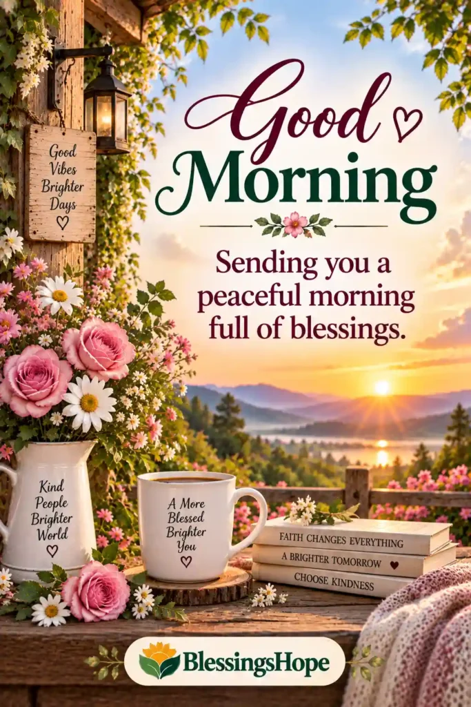 Sending you a peaceful morning full of blessings.