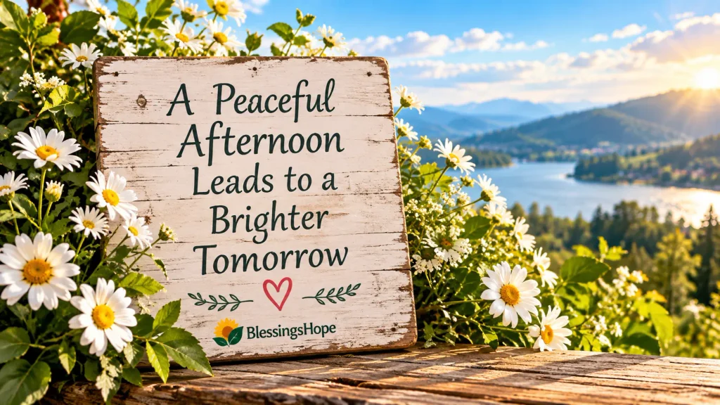 Beautiful Good Afternoon Blessings